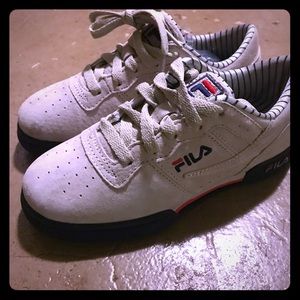 White and navy original fitness Fila
